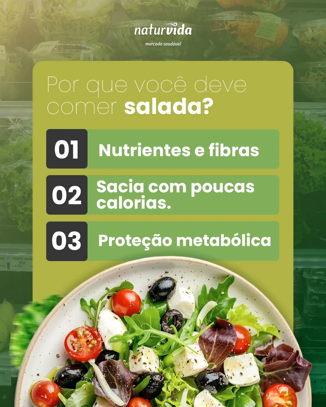 Peça de design gráfico: Por que você deve comer salada. Filipe Dressler, designer gráfico em Santa Cruz do Sul